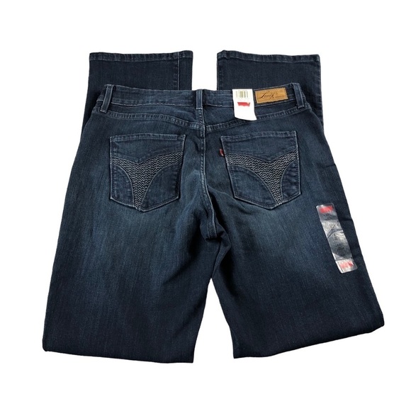 NWT Levis Sz33 Bold Curve Classic Straight Leg Jeans, Emroidered - Picture 2 of 15
